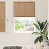 vidaXL Estores de rolo com cortinas Manual Castanho 120 x 160 cm Bambu