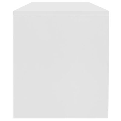 vidaXL Mesa de centro 100x40x40 cm contraplacado branco