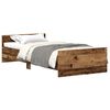 vidaXL Estrutura de cama sem colch&atilde;o 75x190cm derivados de madeira