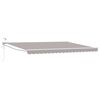 vidaXL Toldo Retr&aacute;til El&eacute;trico Cinzento-claro 4 &times; 3 m