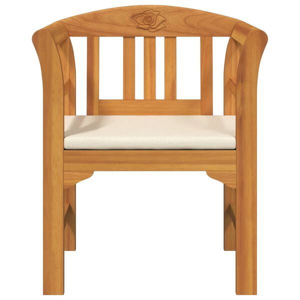 vidaXL Banco de Rosa Natural 68,5 x 46 x 82,5 cm