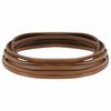 vidaXL Pulseira de Couro Castanho 1000 x 0,4 cm Couro