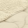 vidaXL Duvet de Ano Inteiro Colchonete Creme 220 x 240 cm