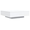 vidaXL Mesa de centro 100x100x31 cm derivados de madeira branco