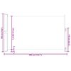 vidaXL Toldo lateral retr&aacute;til para p&aacute;tio 180x300 cm creme