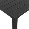 vidaXL Mesa de jantar para jardim 110x54x70 cm aço antracite