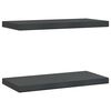 vidaXL Prateleiras de parede 2 pcs 50x23,5cm a&ccedil;o inoxid&aacute;vel prateado