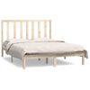 vidaXL Cama sem colch&atilde;o 135x190 cm madeira de pinho maci&ccedil;a