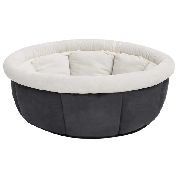 vidaXL Cama para c&atilde;es 50x50x22 cm cinzento