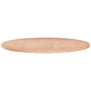 vidaXL Tampo de mesa redondo &Oslash;60x1,5 cm carvalho maci&ccedil;o n&atilde;o tratado