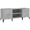vidaXL Arm&aacute;rio p/ discos 121x38x48 cm derivados madeira cinza-cimento