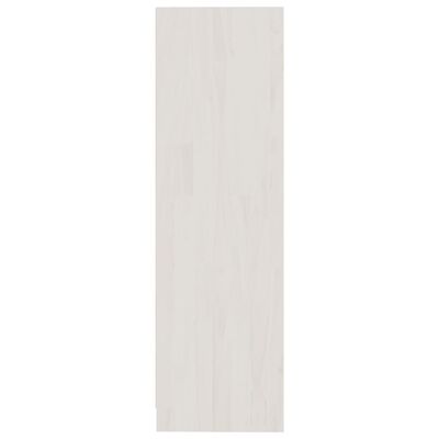 vidaXL Estante 70x33x110 cm madeira de pinho maciça branco