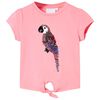 T-shirt de crian&ccedil;a rosa fluorescente 104