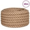 vidaXL Corda de juta com 10 m de comprimento e 50 mm de espessura