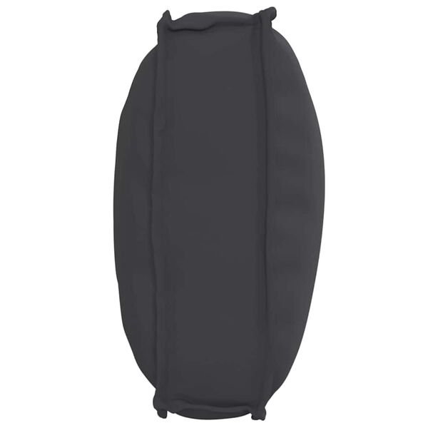 vidaXL Almofada Preto 70 x 40 x 12 cm Tecido Oxford