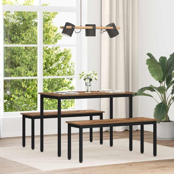 vidaXL Mesas de jantar METAL