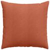 vidaXL Travesseiros de Sofá 2 pcs Laranja Vermelho 80 x 80 cm