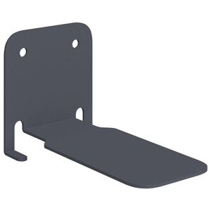 vidaXL Prateleira Flutuante 4 pcs Antracite 6 x 10,8 x 6,6 cm