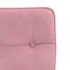 vidaXL Cadeiras de jantar 6 pcs veludo rosa