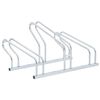 vidaXL Suporte independente para 3 bicicletas a&ccedil;o galvanizado