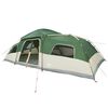 vidaXL Barraca Familiar com Cobertura Imperme&aacute;vel 18 pessoa Verde