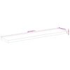 vidaXL Tampo de mesa retangular borda viva 140x30x2,5 cm ac&aacute;cia maci&ccedil;a
