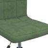 vidaXL Cadeiras de jantar girat&oacute;rias 4 pcs veludo verde-escuro