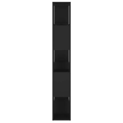 vidaXL Estante/divisória 100x24x155 cm contraplacado preto