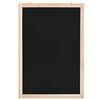 vidaXL Quadro negro de parede em madeira de cedro 40x60cm