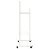 vidaXL Suporte para Roupas com prateleira Branco 80 x 53 x 156 cm