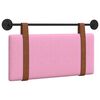 vidaXL Cabeceira suspensa Rosa PU Antigo