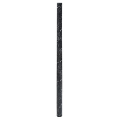 vidaXL Autocolantes para móveis 90x500 cm PVC preto mármore