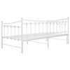 vidaXL Estrutura sofá-cama de puxar 90x200 cm metal branco