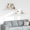 vidaXL Prateleiras parede 2 pcs 120x23,5x3,8 cm MDF carvalho e branco