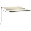 vidaXL Toldo autom&aacute;tico independente 350x250 cm cor creme