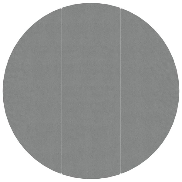 vidaXL Pano para chão de piscinas Ø396 cm poliéster geotêxtil cinza