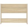 vidaXL Sapateiras de parede 2 pcs 80x18x60cm contrapl. carvalho sonoma