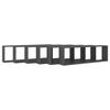 vidaXL Prateleiras parede forma de cubo 6pcs contr. 100x15x30 cm cinza