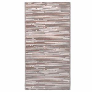 vidaXL Tapete de exterior 120x180 cm ARAKIL PP castanho