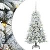 vidaXL &Aacute;rvore de Natal Articulada Artificial Branco 120 cm PE e PVC
