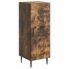 vidaXL Buffet Carvalho Fumado 33 x 34,5 x 89,5 cm Derivados de Madeira