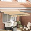 vidaXL Toldo Retr&aacute;til Multicolor 300 x 250 cm Poli&eacute;ster e Alum&iacute;nio
