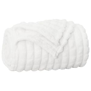 vidaXL Cobertor Branco 150 x 130 cm 0.5 kg L&atilde;