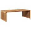 vidaXL Mesa Lateral de Jardim Manual Castanho 110 x 55 x 35,5 cm