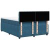vidaXL Cama boxspring com colch&atilde;o 140x190 cm veludo azul