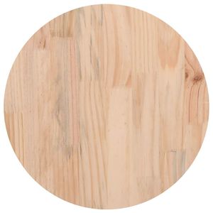 vidaXL Tampo de mesa redondo &Oslash;30x3 cm madeira de pinho maci&ccedil;a