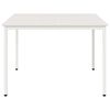 vidaXL Mesa de jantar Branco 110 x 110 x 75 cm