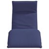 vidaXL Espregui&ccedil;adeira dobr&aacute;vel 175x54x8,5 cm azul-marinho