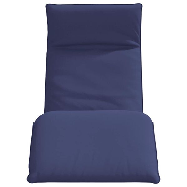 vidaXL Espregui&ccedil;adeira dobr&aacute;vel 175x54x8,5 cm azul-marinho