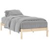 vidaXL Cama sem colch&atilde;o 100x190 cm Twin madeira de pinho maci&ccedil;a